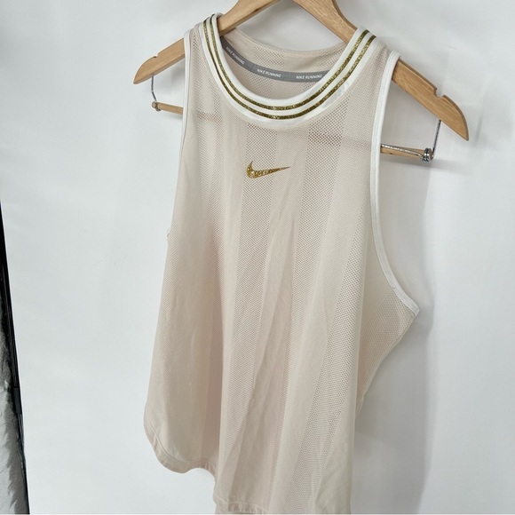 Nike Glam Metallic-Logo Racerback Tank Top - Picture 4 of 13